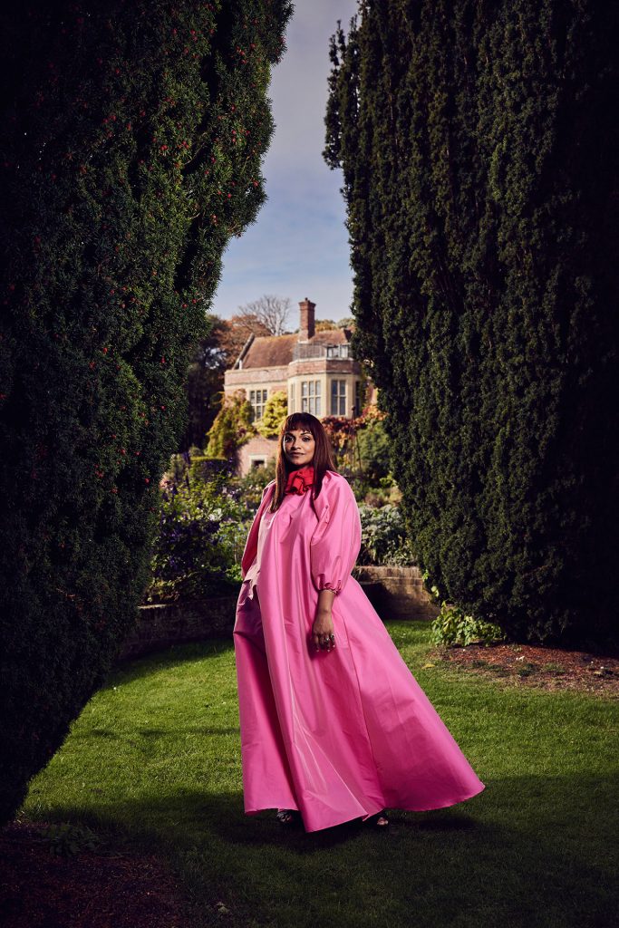 Danielle De Niese photographed at Glydnebourne by Alun Callender for Harpers Bazaar