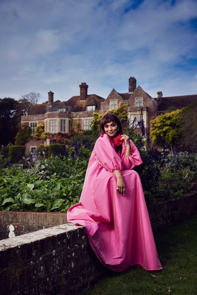 Danielle De Niese photographed at Glydnebourne by Alun Callender for Harpers Bazaar