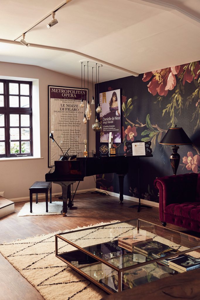 Danielle De Niese photographed at Glydnebourne by Alun Callender for Harpers Bazaar